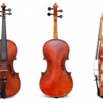 ヴァイオリンを麻布で